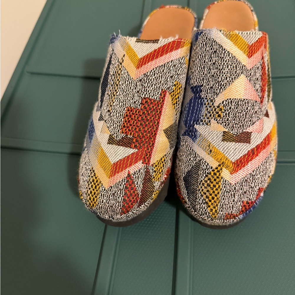 Multicolor Patterned Women's Mules L'Amour des Pieds